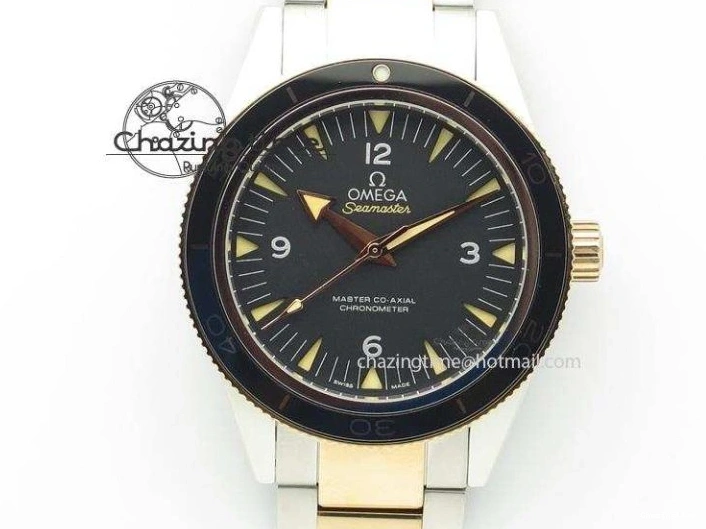 0316 SEAMASTER 300M 43.5MM BLACK CERAMIC VSF 1:1 BEST EDITION BLACK DIAL ON BLACK RUBBER STRAP A FashionForward 7766